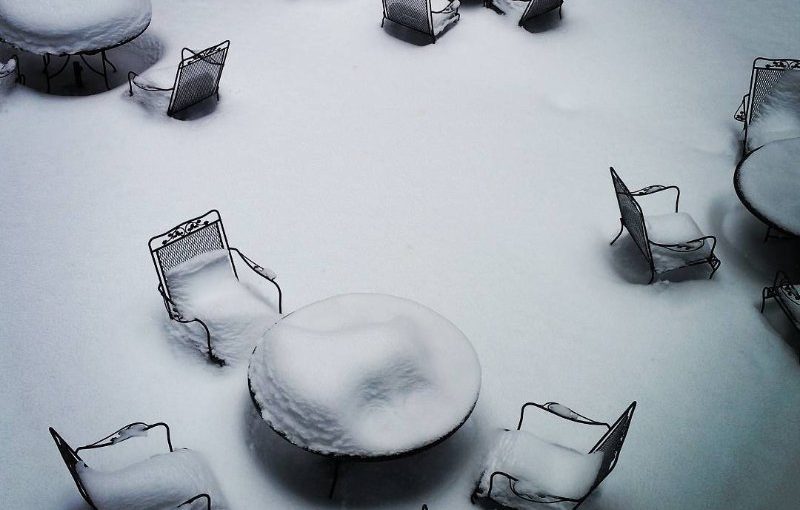 Frozen Restaurant Patio