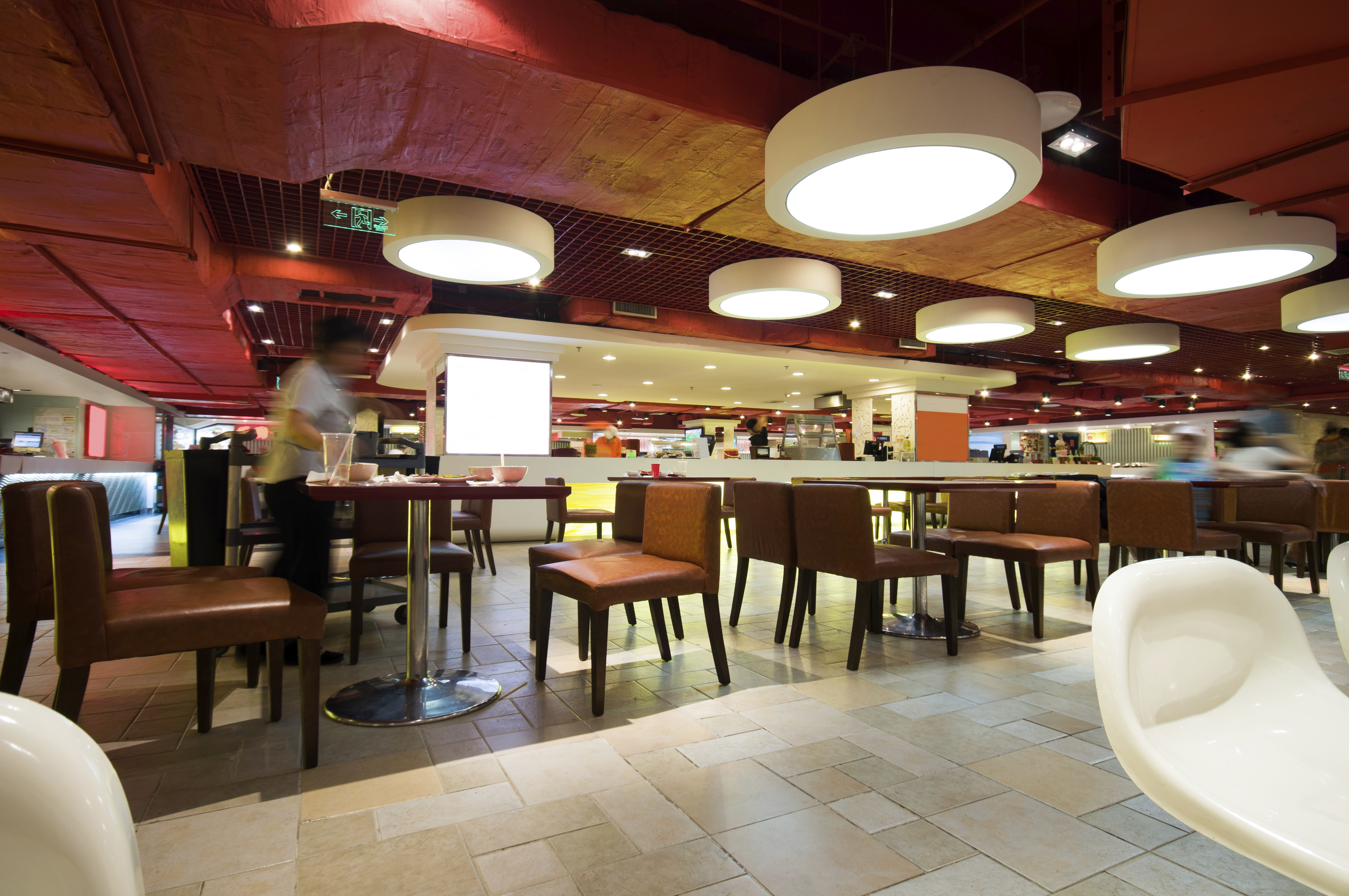 Open concept restaurant