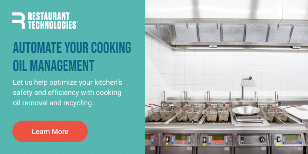 Automate your cooking oil management. Learn more!