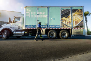 RTI worker and truck