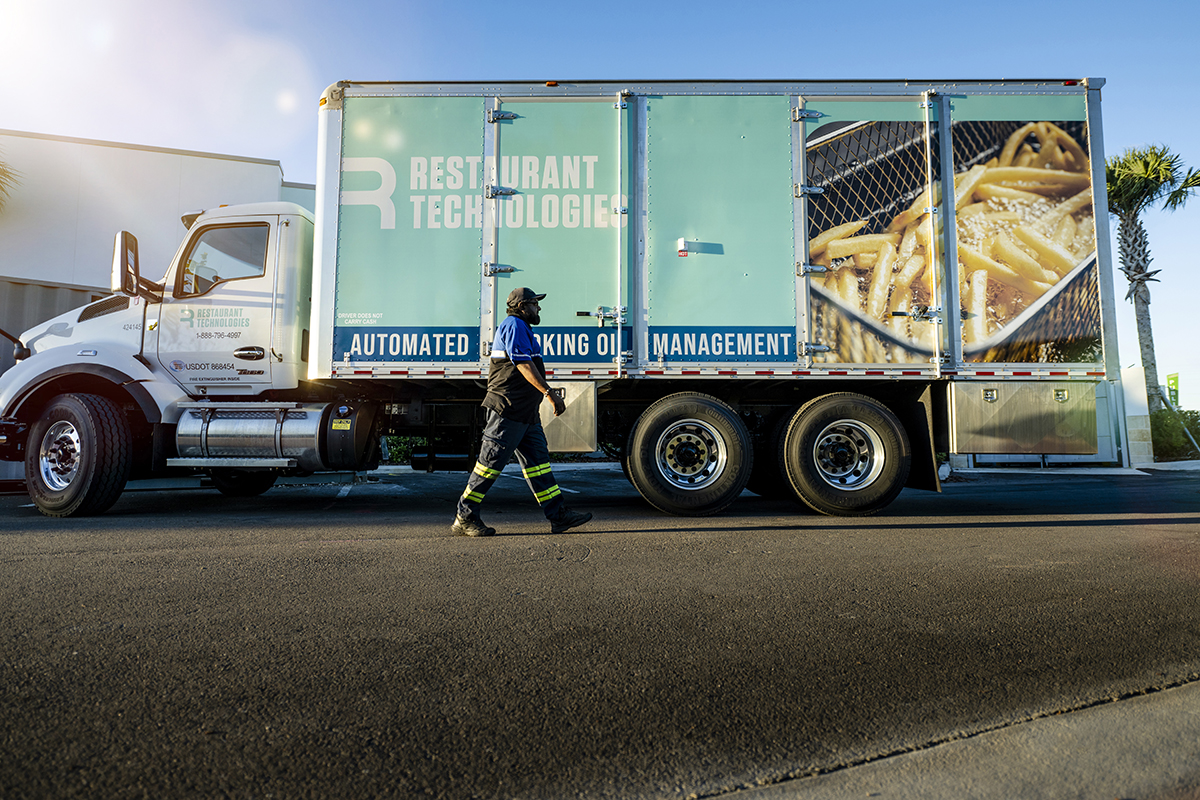 RTI worker and truck