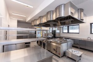 Fast casual kitchen layout
