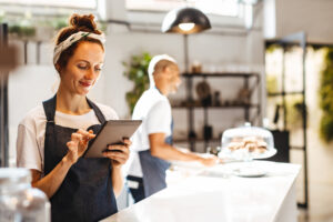 Workers in Kitchen
